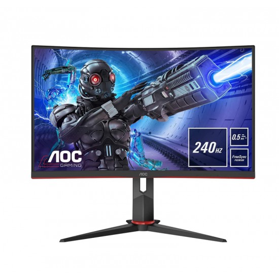 AOC C27G2ZE - 27 INCH 240 HZ FHD CURVED GAMING MONITOR, AMD